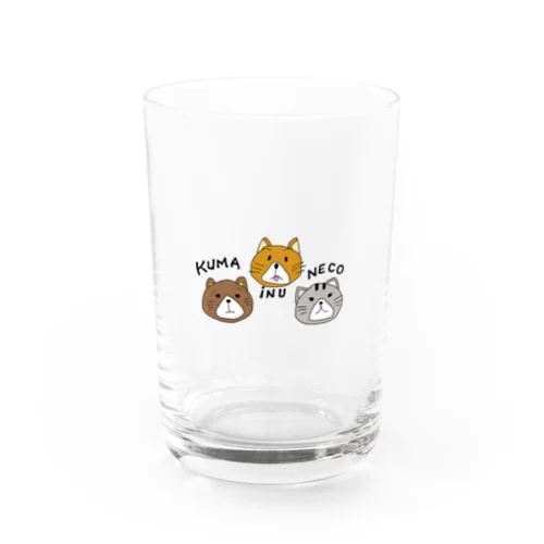 くま・いぬ・ねこ　光風霽月 Water Glass