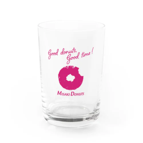 good donuts good time!ロゴ入り Water Glass