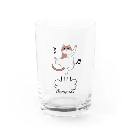 ｼﾞｬﾝﾋﾟﾝｸﾞﾈｺﾁｬﾝ Water Glass