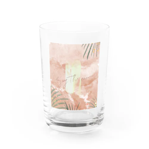 南国風ピンク Water Glass