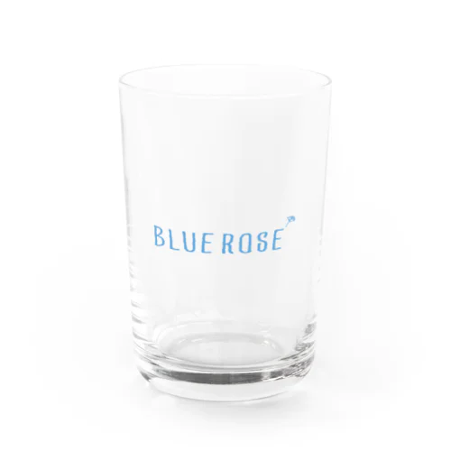 BLUE ROSE Water Glass