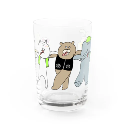 夏フェスモードのベロだし☆フレンズ Water Glass