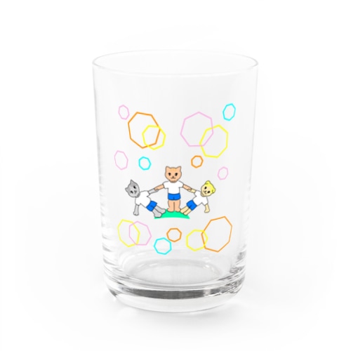 猫ちゃん組体操 Water Glass