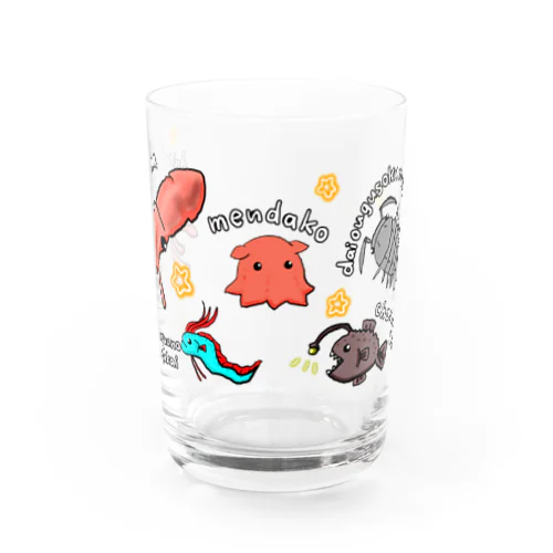 深海魚君たち Water Glass