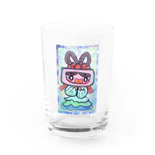 織姫ボタンちゃん Water Glass
