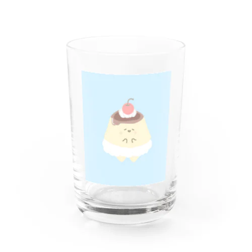 プリンのプリーツちゃん Water Glass