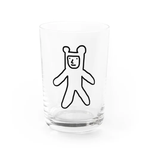 クマさん Water Glass