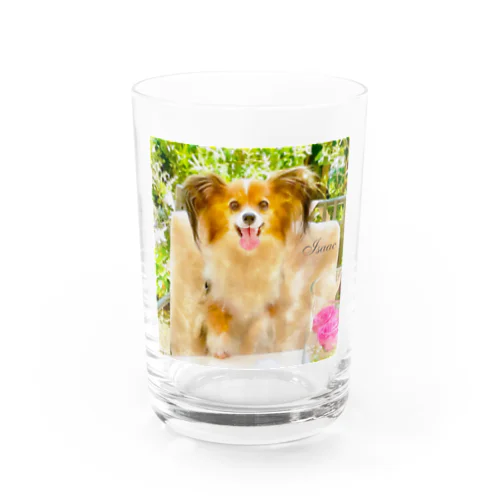 isaac_dogstagram Water Glass