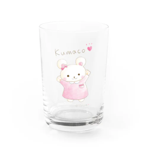 くまこちゃん♡ Water Glass