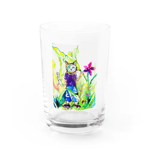 猫の少年 Water Glass