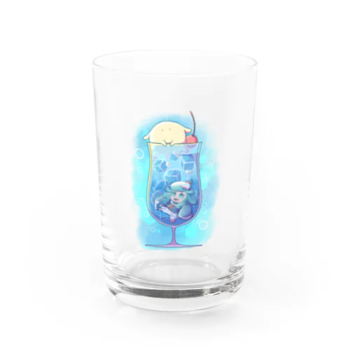 まりんそーだ　プリントグラス Water Glass