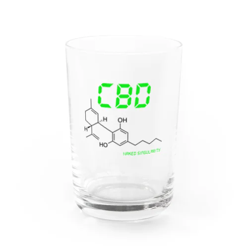 Cannabidiol Water Glass