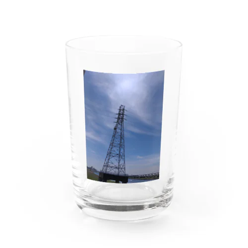 鉄塔と空 Water Glass