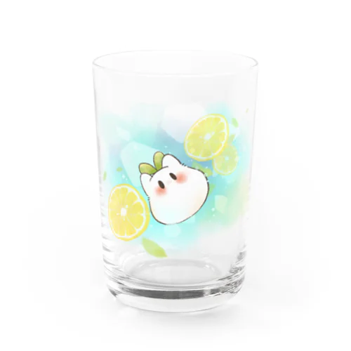 レモンスカッシュもふぅ Water Glass