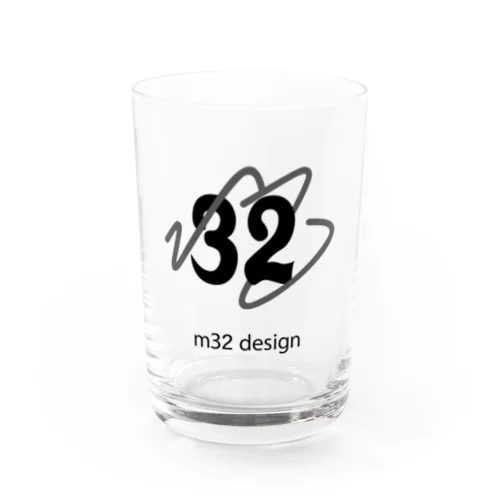 m32design ショップロゴ Water Glass
