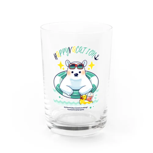 ハッピーVACATION Water Glass