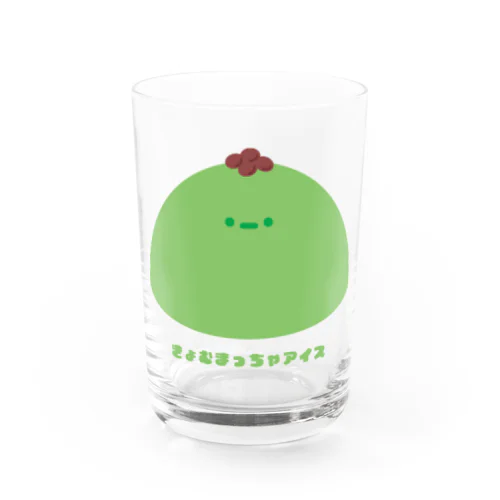 きょむ抹茶アイス Water Glass