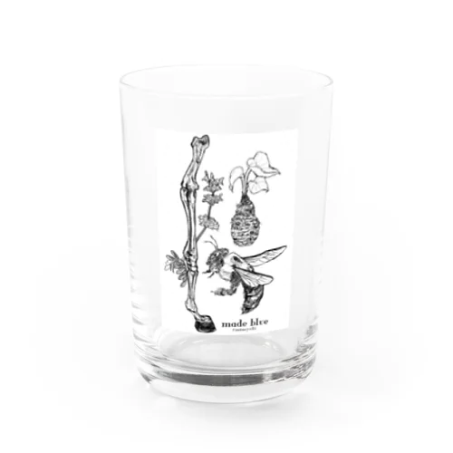 Kumanbachi , Bone of house & Spring plants Water Glass