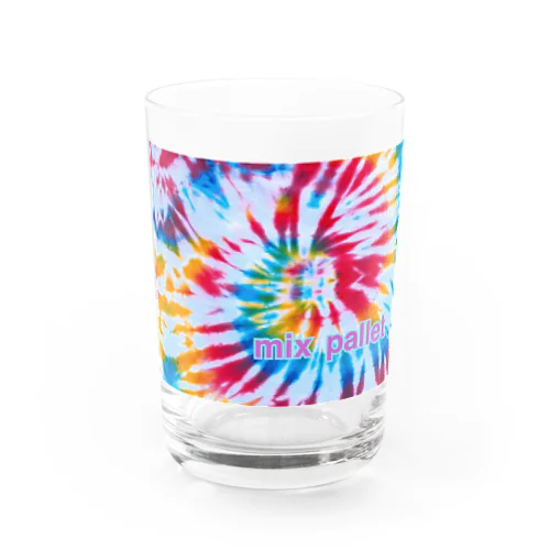 タイダイ染め　プリント Water Glass