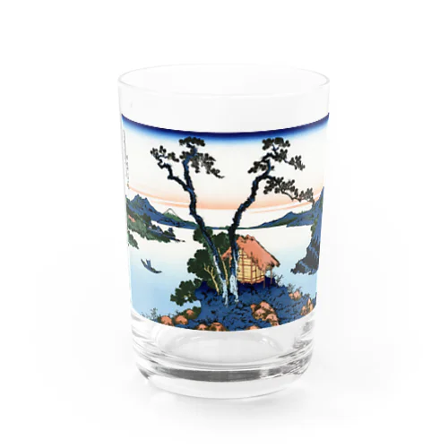 葛飾北斎_冨嶽三十六景　信州諏訪湖 Water Glass