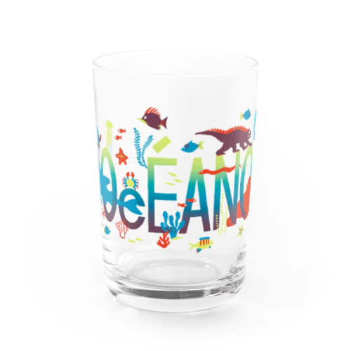 El Océano（背景透明） Water Glass