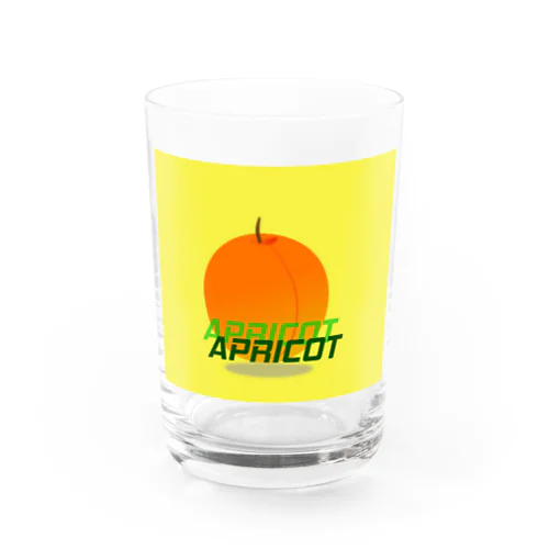 apricot. Water Glass