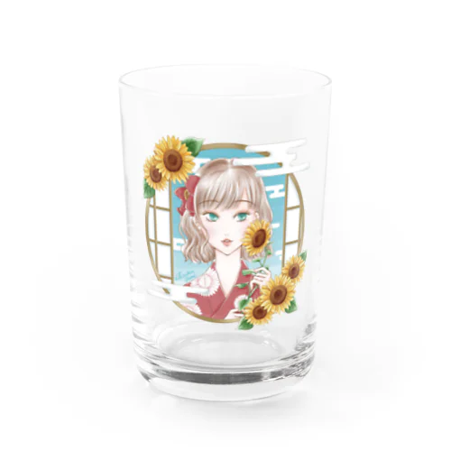 ひまわり乙女 Water Glass