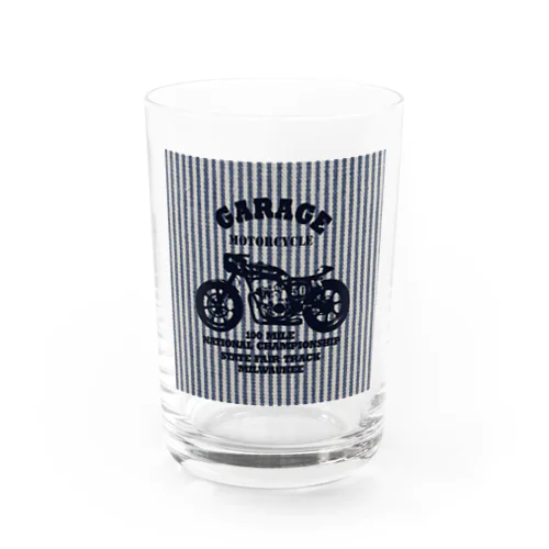 武骨なバイクデザイン(ヒッコリー) Water Glass