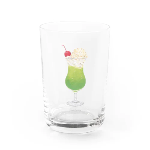 儚いクリームソーダ Water Glass