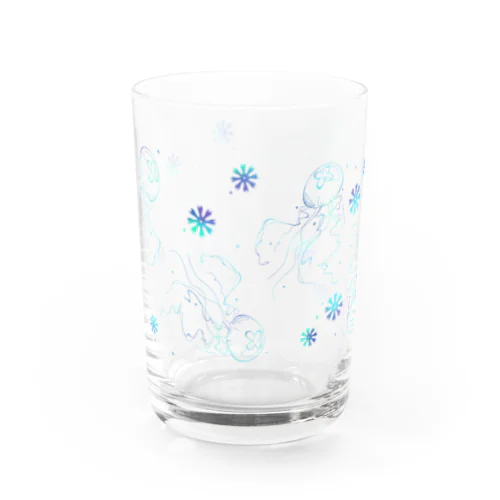 クラゲとエフィラ Water Glass