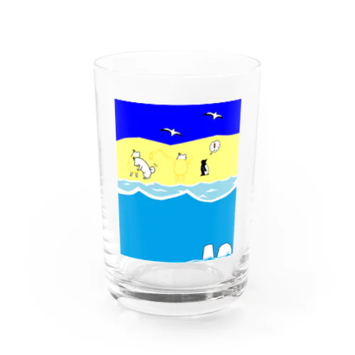 お迎え Water Glass