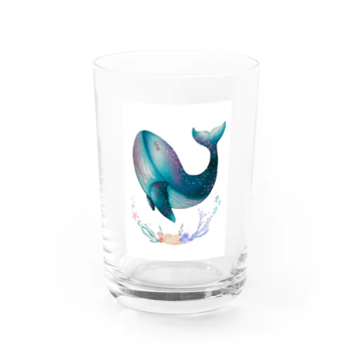 Dreaming whale  〜夢見るクジラ〜 Water Glass