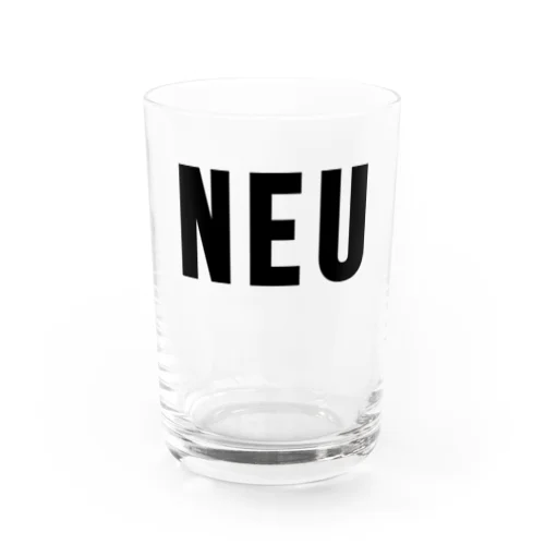 「NEU」（黒文字） グラス