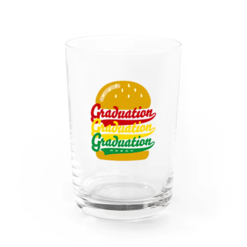 graduation burger Water Glass