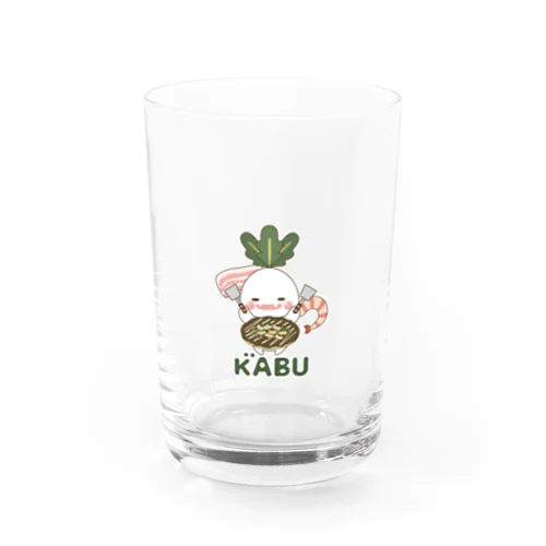 かぶのがぶのグラス(お好み焼き) Water Glass
