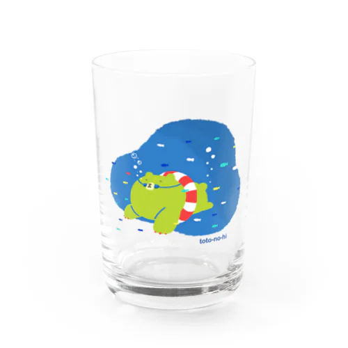 まねきぐまとトト Water Glass