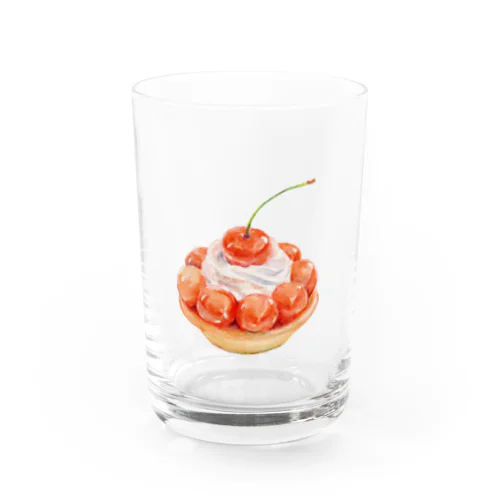 cherry tart Water Glass