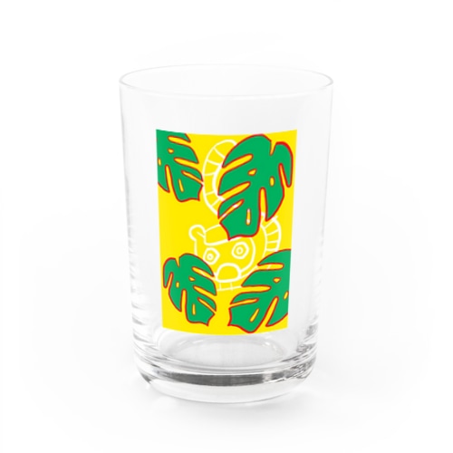 Monstera　Monkey　 Water Glass