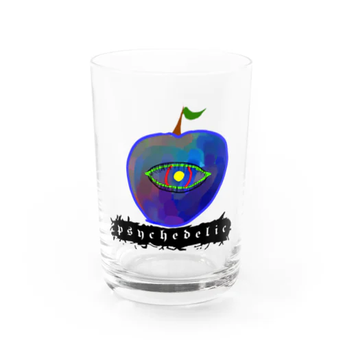サイケデリックアップル(Psychedelic apple) Water Glass