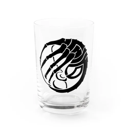 SF家紋「顔に壽海老」 Water Glass