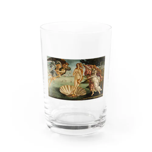 ボッティチェリ「ヴィーナスの誕生」 Water Glass