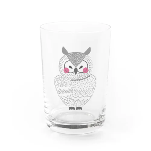 フクロウ Water Glass