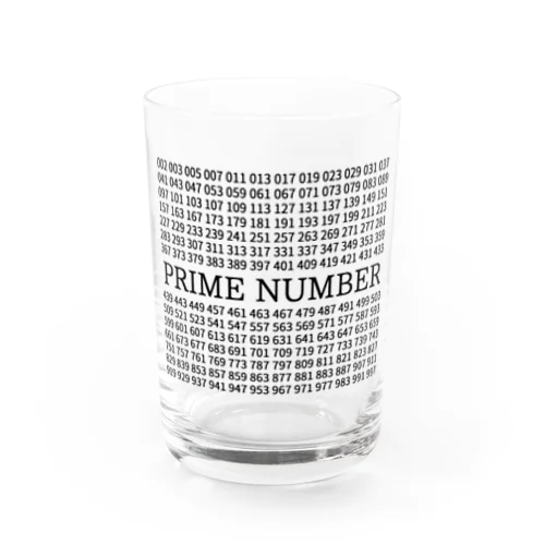 素数 (Prime number)  グラス