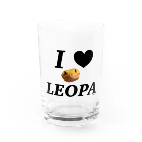 Ｉ🖤ＬＥＯＰＡ Water Glass