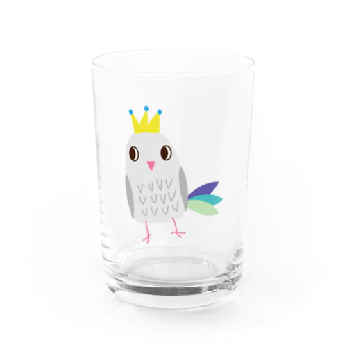 ゆめかわいいカラフルとり Water Glass