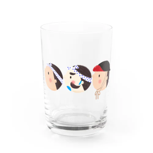 奴さん兄弟 Water Glass