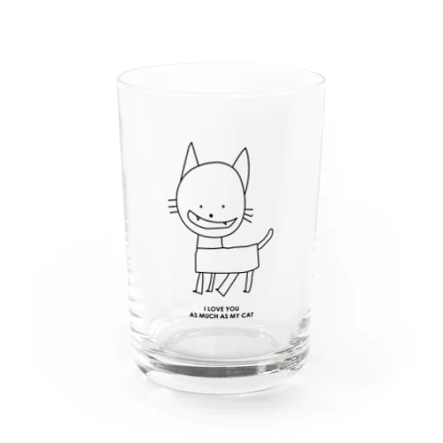 my cat lily Water Glass