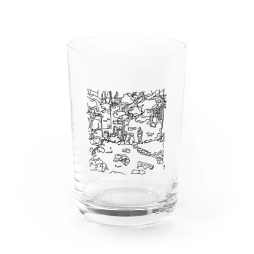 Parking_mono Water Glass