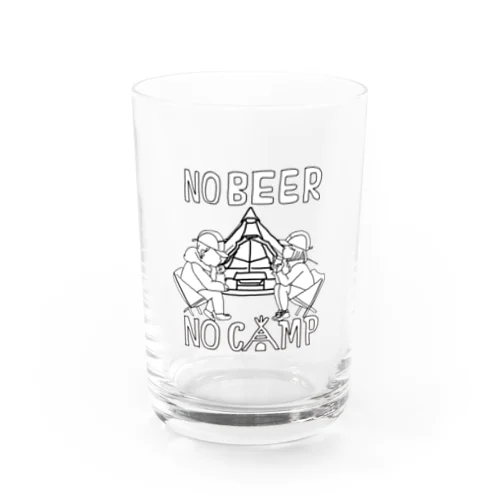 NO BEER NO CAMP Water Glass