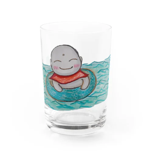 海おじぞうさん Water Glass